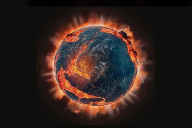 পৃথিবীর গভীরে লুকিয়ে ছিল মহাসাগরের সমান পানি