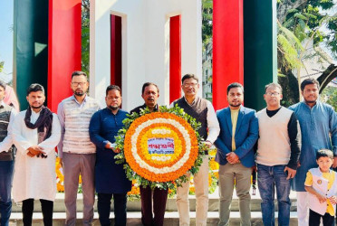 বিজয় দিবসে ফটিকছড়ি প্রেসক্লাবের শ্রদ্ধা নিবেদন