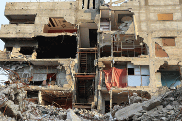 গাজায় ভবনের ধ্বংস্তূপ থেকে ৪৫ মরদেহ উদ্ধার