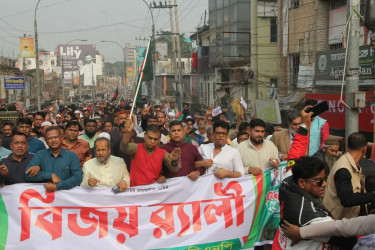 বিজয় দিবসে ব্রাহ্মণবাড়িয়ায় বিএনপির বর্ণাঢ্য র‌্যালি