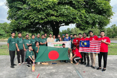 মালয়েশিয়ায় বিজয় দিবস উপলক্ষ্যে ক্রিকেট ম্যাচ