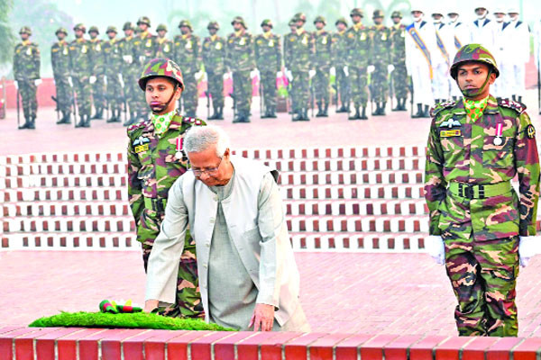 বিজয় দিবসে সশস্ত্র বাহিনীর ফ্লাই পাস্ট প্যারাজাম্প