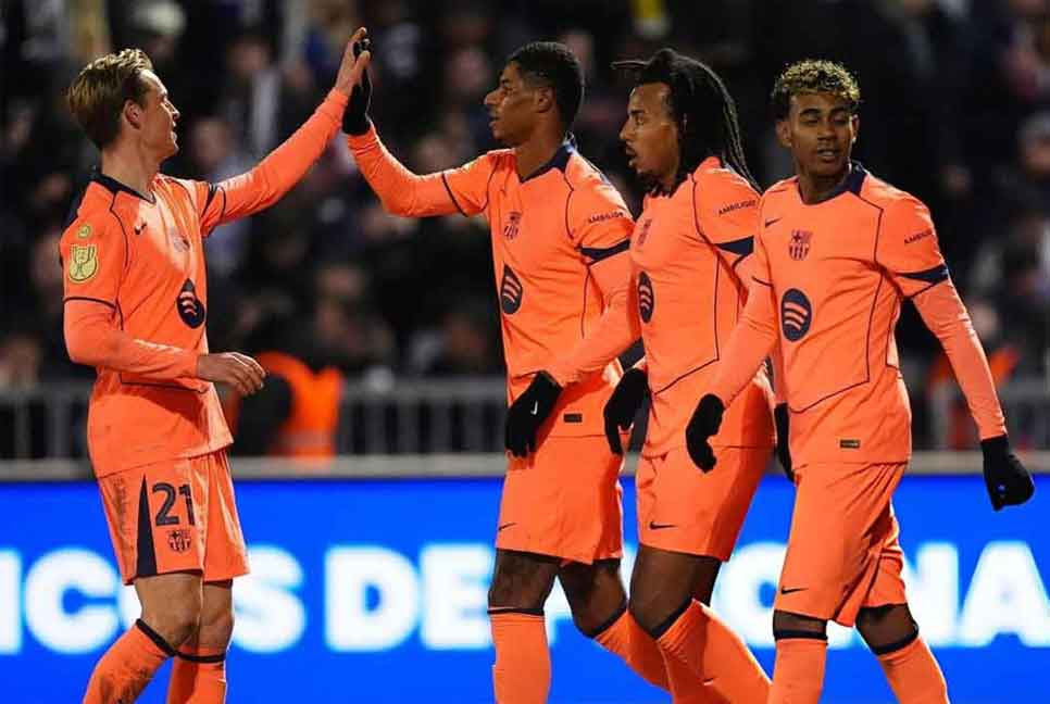 তৃতীয় সারির দলের বিপক্ষে কষ্টার্জিত জয় বার্সেলোনার