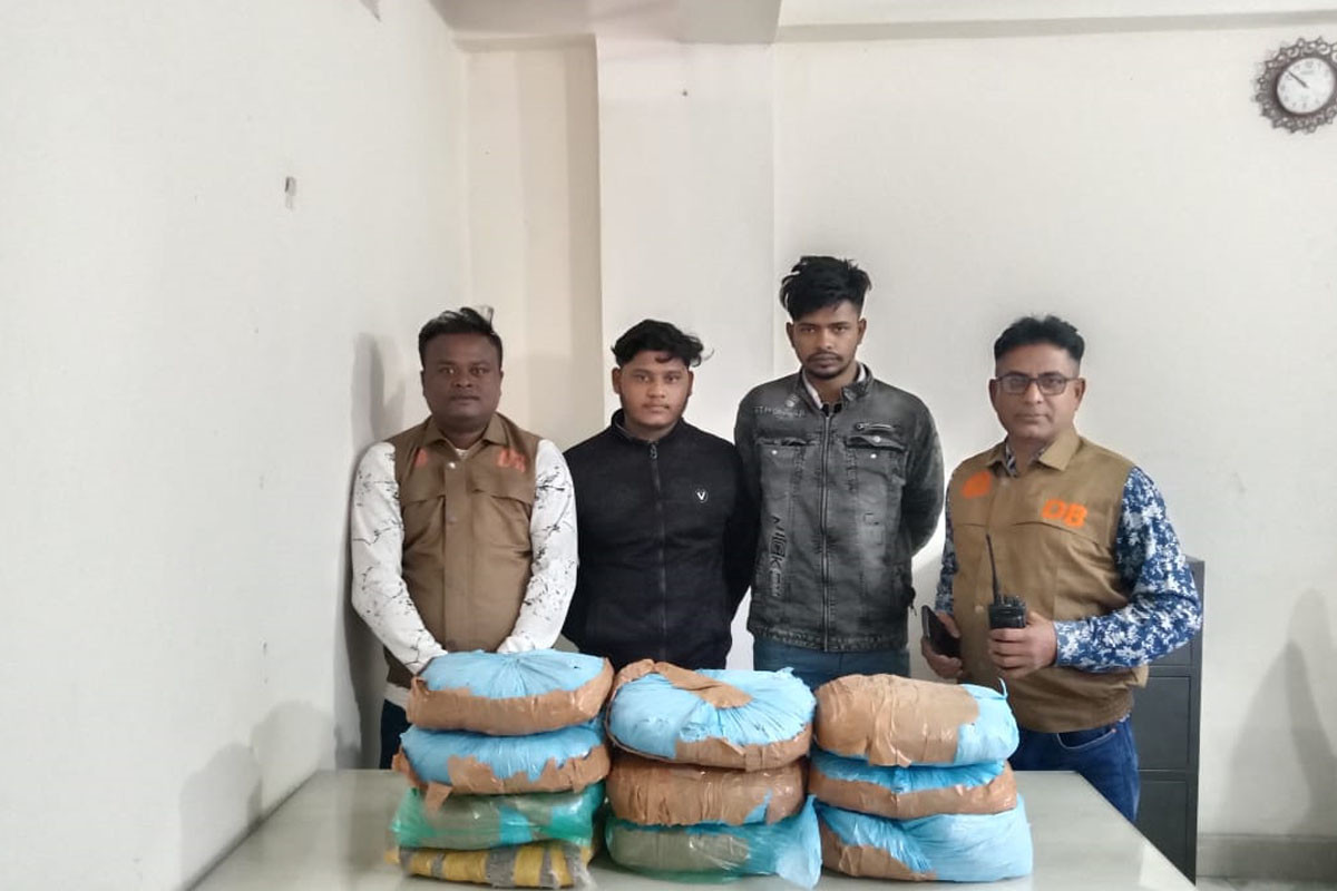 কেরানীগঞ্জে গাঁজাসহ দুই মাদক ব্যবসায়ী গ্রেফতার