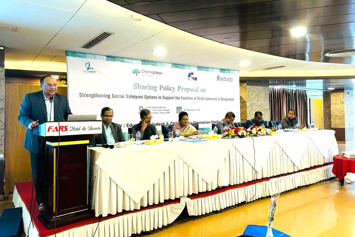 শিশু শ্রমিকদের মধ্যে সর্বোচ্চ ৬৬.৬ শতাংশ শিল্প-কারখানায় নিয়োজিত