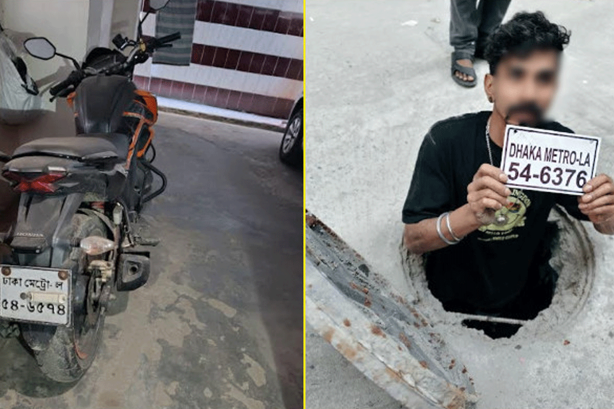 হাদিকে গুলি: ব্যবহৃত মোটরসাইকেল-ভুয়া নম্বর প্লেট উদ্ধার