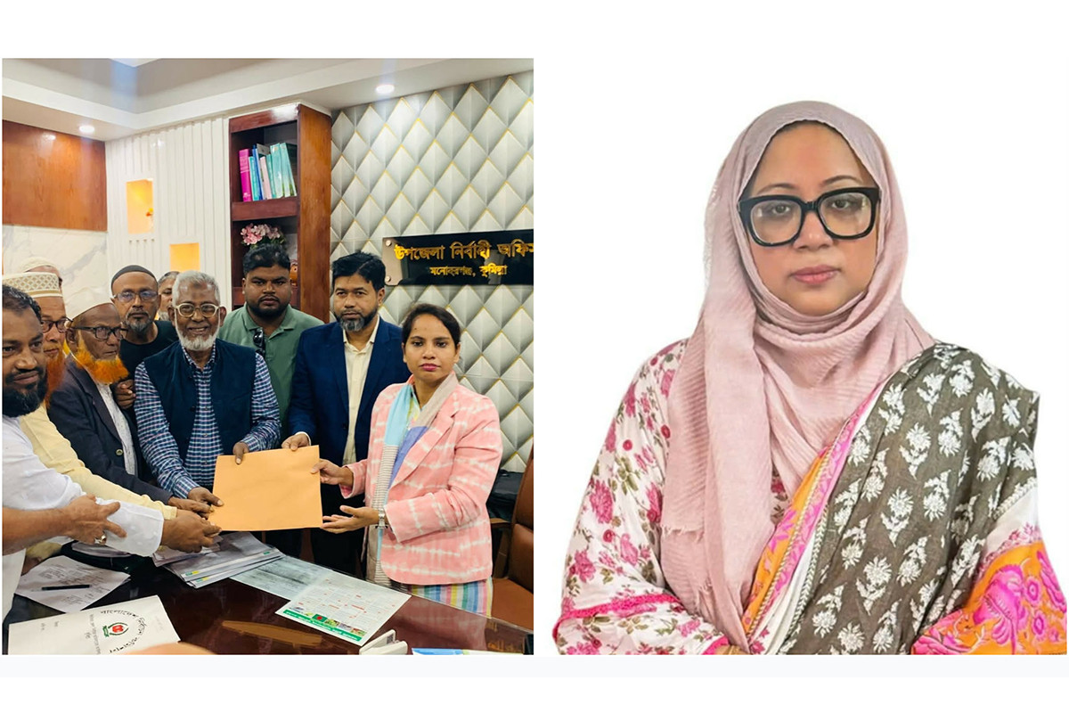 কুমিল্লা-৯ আসনে মনোনয়নপত্র সংগ্রহ করলেন দোলা