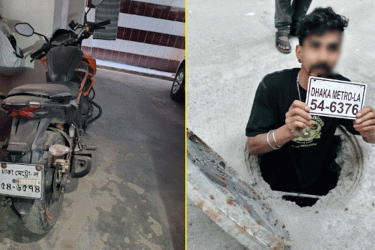 হাদিকে গুলি: ব্যবহৃত মোটরসাইকেল-ভুয়া নম্বর প্লেট উদ্ধার