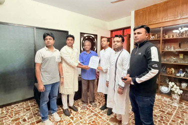 হাদি হত্যায় জড়িতদের বিচার নিশ্চিতে স্বরাষ্ট্র উপদেষ্টাকে ছাত্রদলের স্মারকলিপি