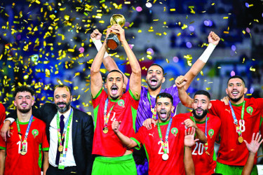 আরব কাপ জিতে মরক্কোর বিশ্বকাপ বার্তা