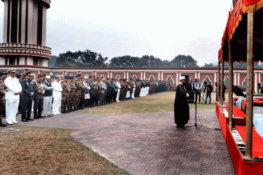 সুদানে ড্রোন হামলায় শহীদ বাংলাদেশি শান্তিরক্ষীদের জানাজা অনুষ্ঠিত