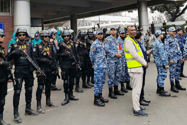 তারেক রহমানের প্রত্যাবর্তন ঘিরে রাজধানীর বিভিন্ন পয়েন্টে সর্বোচ্চ নিরাপত্তা