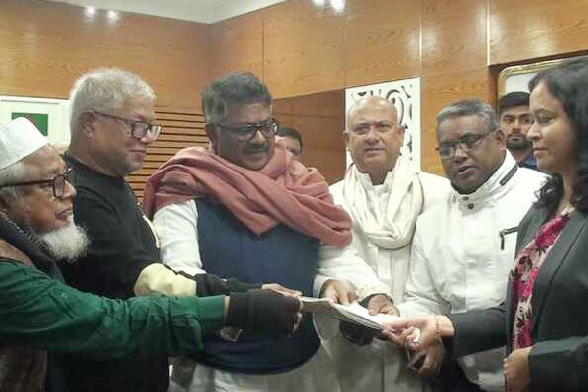 মনোনয়নপত্র জমা দিলেন সাবেক উপমন্ত্রী দুলু