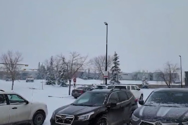 কানাডার ক্যালগেরিতে তুষারপাতে বিপর্যস্ত জনজীবন