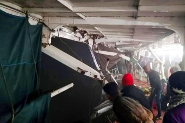 মেঘনায় দুই লঞ্চের সংঘর্ষের ঘটনায় ১৮ জনের বিরুদ্ধে মামলা