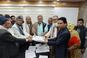 ফরিদপুর-৪ আসন : বিএনপি প্রার্থীর মনোনয়নপত্র দাখিল