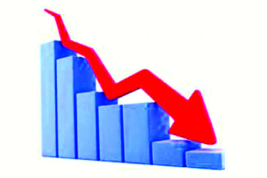 শেয়ারবাজারে দরপতন কমেছে লেনদেন