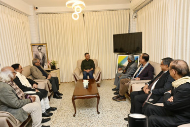 তারেক রহমানের সাথে হিন্দু বৌদ্ধ খ্রিস্টান ঐক্য পরিষদ নেতৃবৃন্দের সাক্ষাৎ