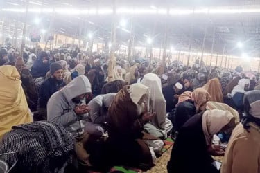 ইজতেমা ময়দানে ৩ দিনের খুরুজের জোড় সম্পন্ন