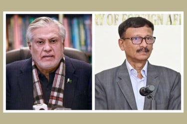 পাকিস্তানের উপ-প্রধানমন্ত্রীর সঙ্গে পররাষ্ট্র উপ‌দেষ্টার ফোনালাপ