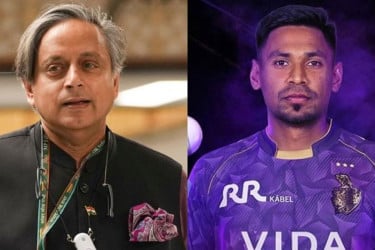 এই লজ্জা আমরা নিজেরাই ডেকে এনেছি: মুস্তাফিজ ইস্যুতে শশী থারুর