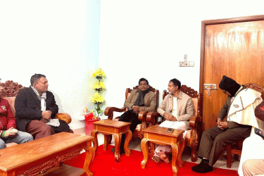 মতুয়া সম্প্রদায়ের শীর্ষ নেতৃবৃন্দের সঙ্গে বিএনপির দুই প্রার্থীর সৌজন্য সাক্ষাৎ