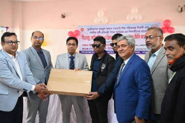 নারায়ণগঞ্জে এতিম শিশুদের মাঝে কম্বল-কম্পিউটার-ক্রীড়া সামগ্রী বিতরণ