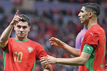 দিয়াজের রেকর্ডে কোয়ার্টারে মরক্কো