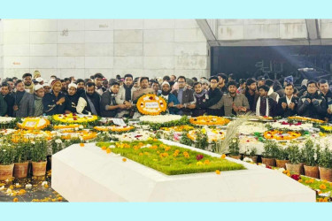 খালেদা জিয়ার কবর জিয়ারত ও কুরআন খতমের আয়োজন জাবি ছাত্রদলের