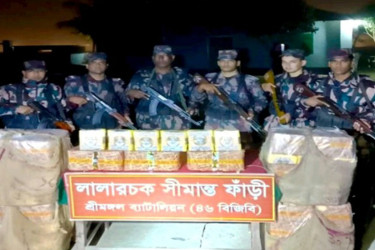 মৌলভীবাজারে বিপুল পরিমাণ নাসির বিড়ি আটক