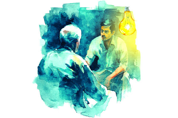 আলোটা একটু পরে জ্বালান