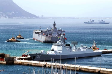 দক্ষিণ আফ্রিকায় চীনের নেতৃত্বে যুদ্ধজাহাজের যৌথ মহড়ায় রাশিয়া ও ইরান