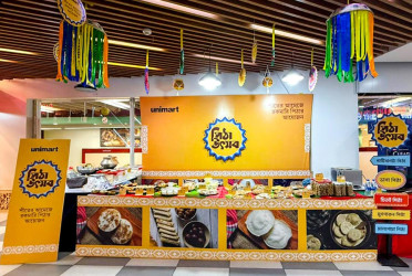 শীতের আবহে ইউনিমার্টে পিঠা উৎসব শুরু