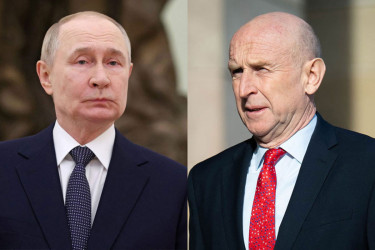 পুতিনকে ধরে রাশিয়া থেকে নিয়ে যেতে চান ব্রিটিশ প্রতিরক্ষামন্ত্রী