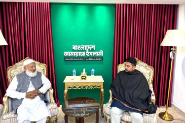জামায়াত আমিরের সঙ্গে নাহিদ ইসলামের বৈঠক