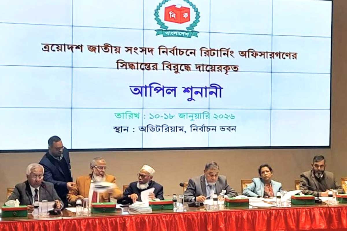 ইসিতে তৃতীয় দিনের আপিল শুনানি চলছে