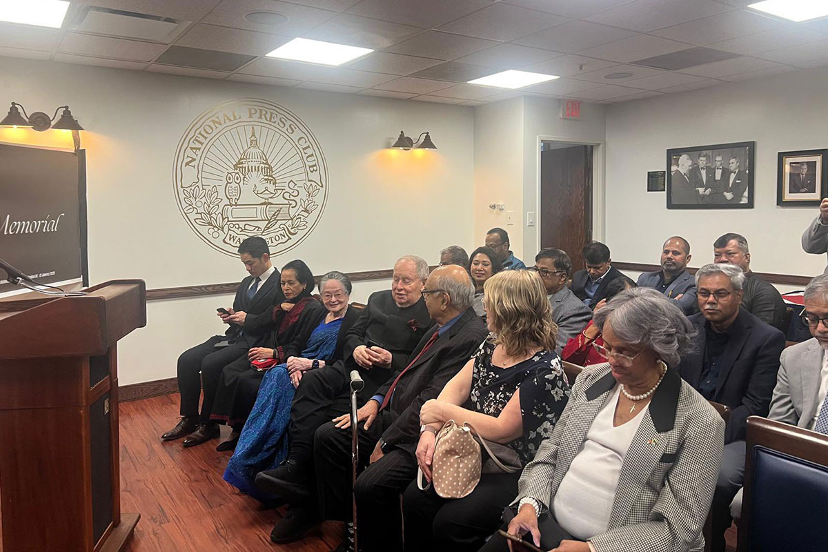 ওয়াশিংটন প্রেসক্লাবে বেগম খালেদা জিয়ার স্মরণসভা