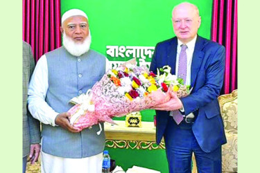 জামায়াত আমিরের সঙ্গে সাক্ষাৎ জার্মান রাষ্ট্রদূতের