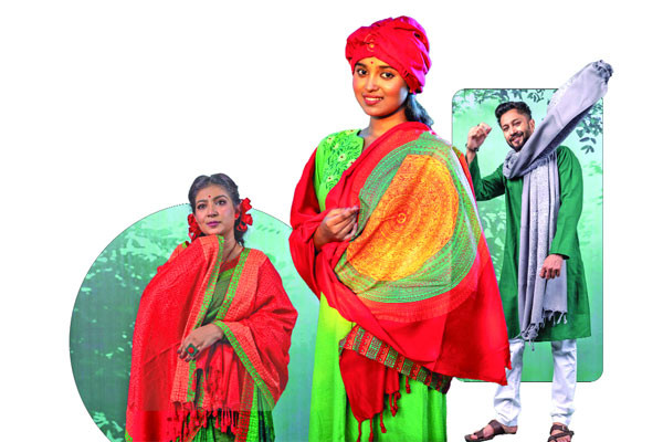 শীতের উষ্ণতায় শাল