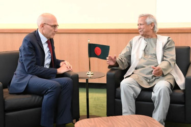 নির্বাচনে ভুয়া তথ্য মোকাবিলায় জাতিসংঘের সহায়তা চাইলেন প্রধান উপদেষ্টা