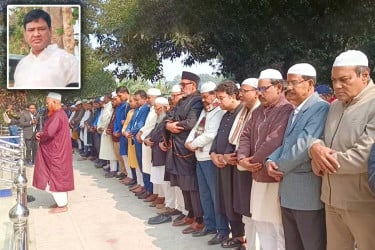 চুয়াডাঙ্গায় বিএনপি নেতার জানাজা সম্পন্ন