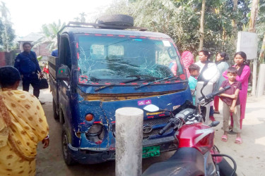 পিকআপ ভ্যান–ইজিবাইকের সংঘর্ষে নিহত ১, আহত ৭