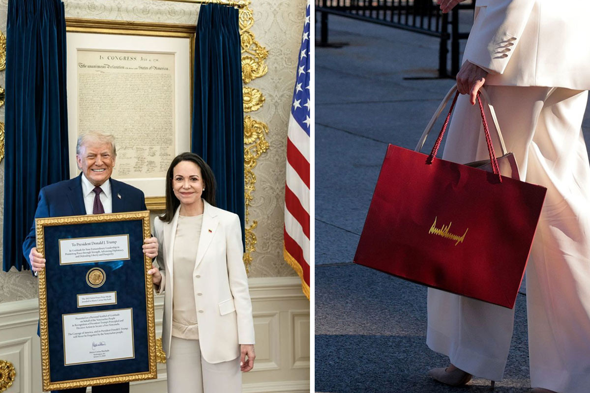 নোবেল পদক দিয়েও ট্রাম্পের মন পেলেন না মাচাদো