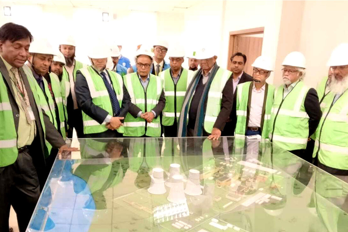 রূপপুর পারমাণবিক প্রকল্পের চূড়ান্ত প্রস্তুতি পরিদর্শনে বিজ্ঞান ও প্রযুক্তি উপদেষ্টা