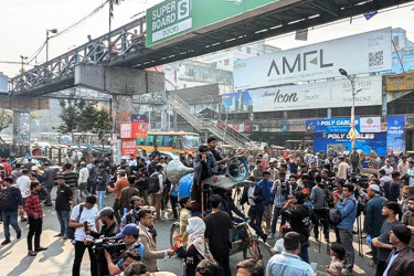 সায়েন্সল্যাবে ‘অধ্যাদেশ মঞ্চ’ স্থাপন করে গণজমায়েতের ঘোষণা