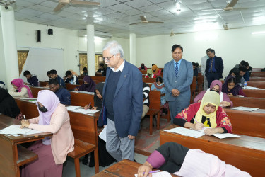রাবির ‘এ’ ইউনিট ভর্তি পরীক্ষায় উপস্থিত ৯০ শতাংশ
