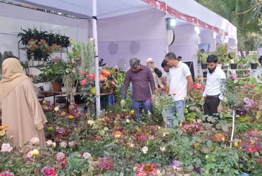 রাজধানীতে ব্যতিক্রমী ফ্লাওয়ার শো আয়োজন