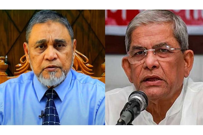 বিকেলে সিইসির সঙ্গে মির্জা ফখরুলের বৈঠক