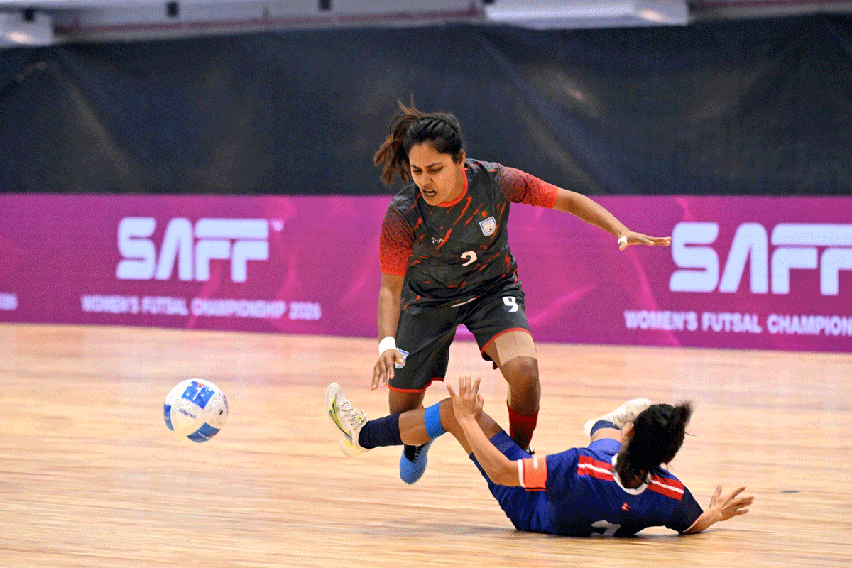 ফুটসাল চ্যাম্পিয়নশিপে জয়ে ফিরল বাংলাদেশ