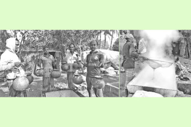জমে উঠেছে রাসায়নিকমুক্ত খেজুর গুড়ের ব্যবসা